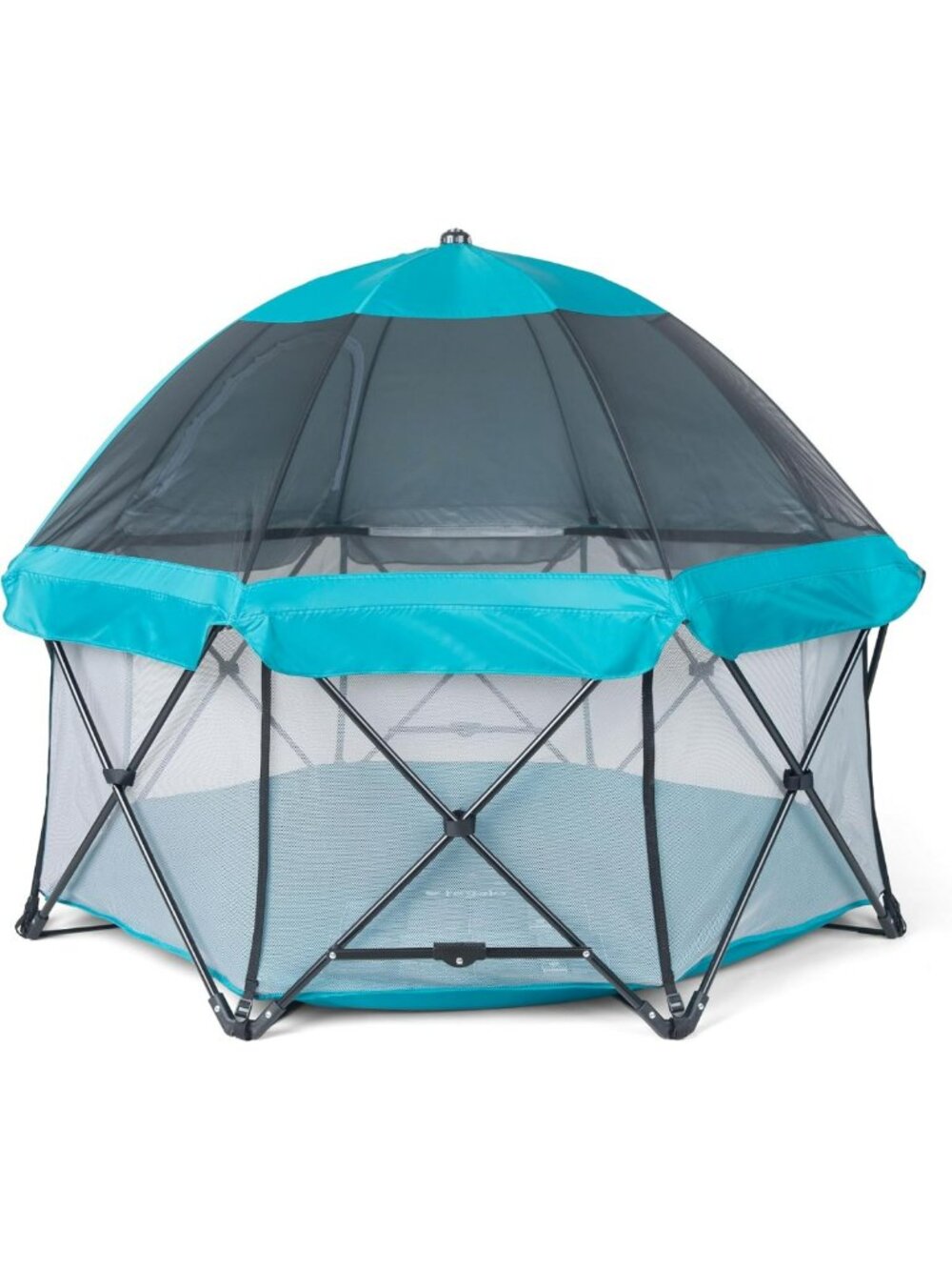 Deluxe Extra Large Baby Playpen & Portable Play Yard with Canopy, Foldable